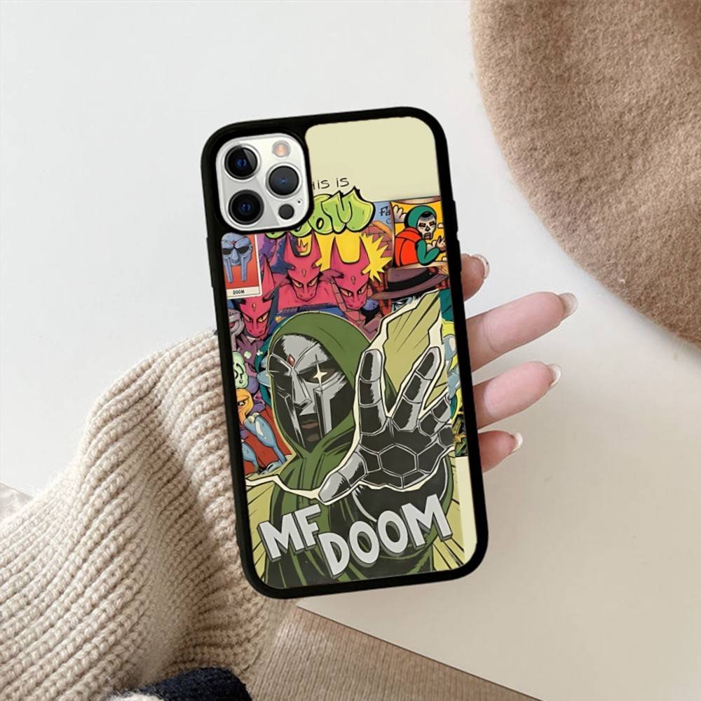 

Underground Hip Hop M-MF-DOOM Phone Case For IPhone 16 Pro Max 15 14 Plus 14 13 12 11 17 PC+TPU Cases Back Cover iPhone 14pro max