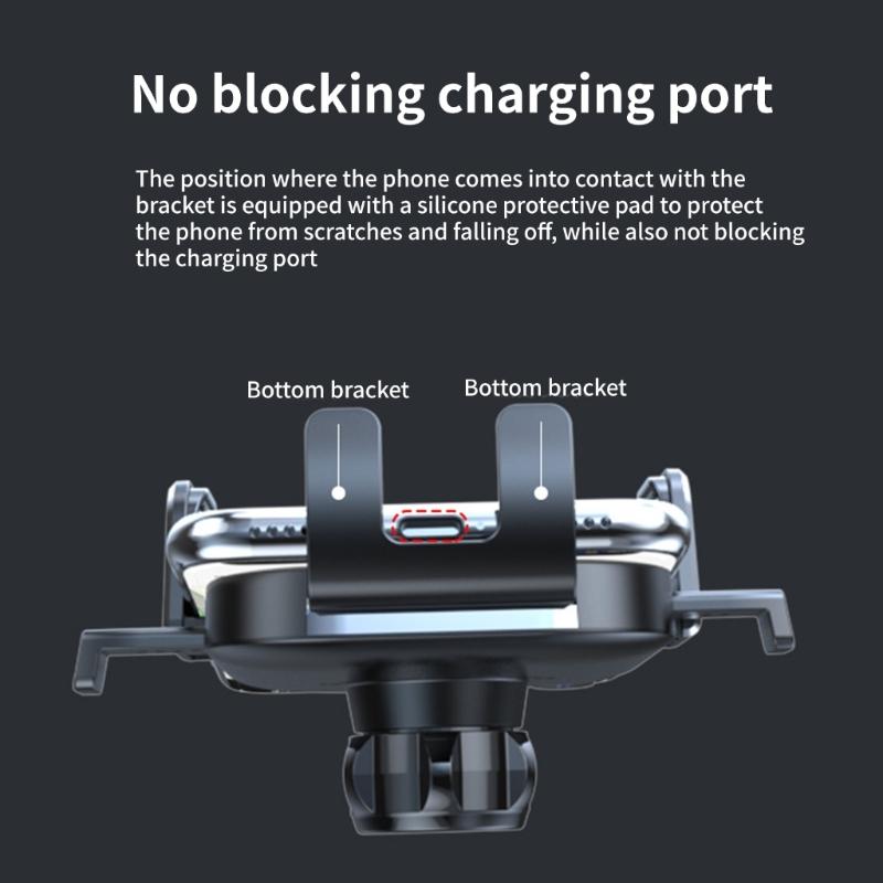 360 Degree Rotating Holder Dashboard Air Vent Mount Car Phone Holder Suction Cup/ Hook Type Automotive Cradles