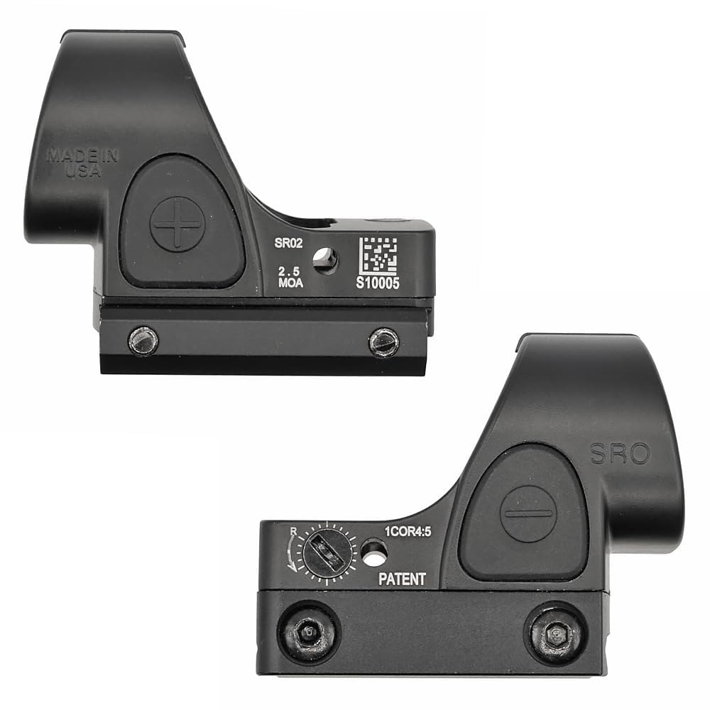 Ryohin Buhin Evolution Gear SRO Replica Dot Sight, Compatible with 20mm Rails, with Low Mount, RMR Mount Compatible, Reflex Sight, Red Dot Sight
