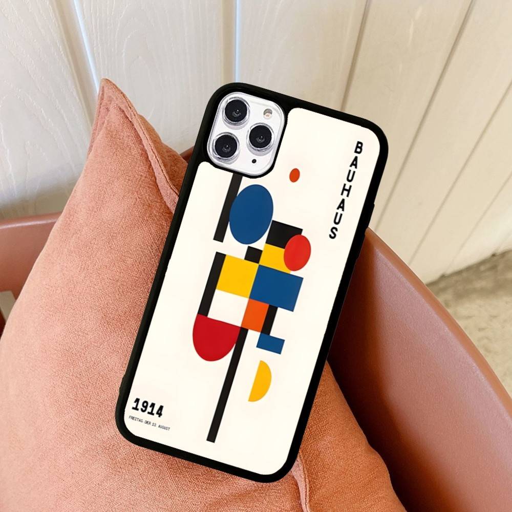 

Abstract B-Bauhaus Geometric Art Phone Case For IPhone 17 16 15 14 13 Plus 12 11 Pro Max PC+TPU Cases Back Cover iPhone 14pro max