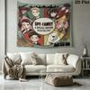 Spy Family Wall Tapestry Aesthetic Wall Hanging Printed Fabric Blanket Decorative Tapestries For Bedroom Living Room Home Decor