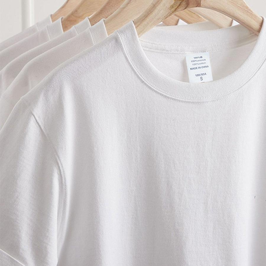 GMXIA Damenmode Lässig Sommer Frühling Einfarbig Druck Kurzarm O-Ausschnitt T-Shirts und Oberteile