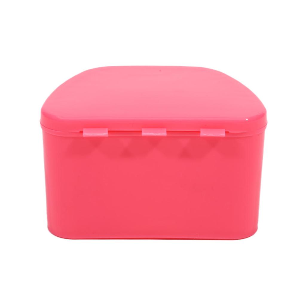1PC Orthodontic Dental Case Fake Teeth Cover Organizer Retainer Case Denture Storage Box Mouthguard Container Holder