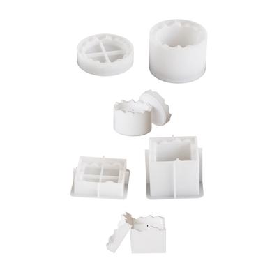 Versatile Candle Cup Silicone Mold Versatile Silicone Molding Set for Homemade Resin Ornament and Candle Holders