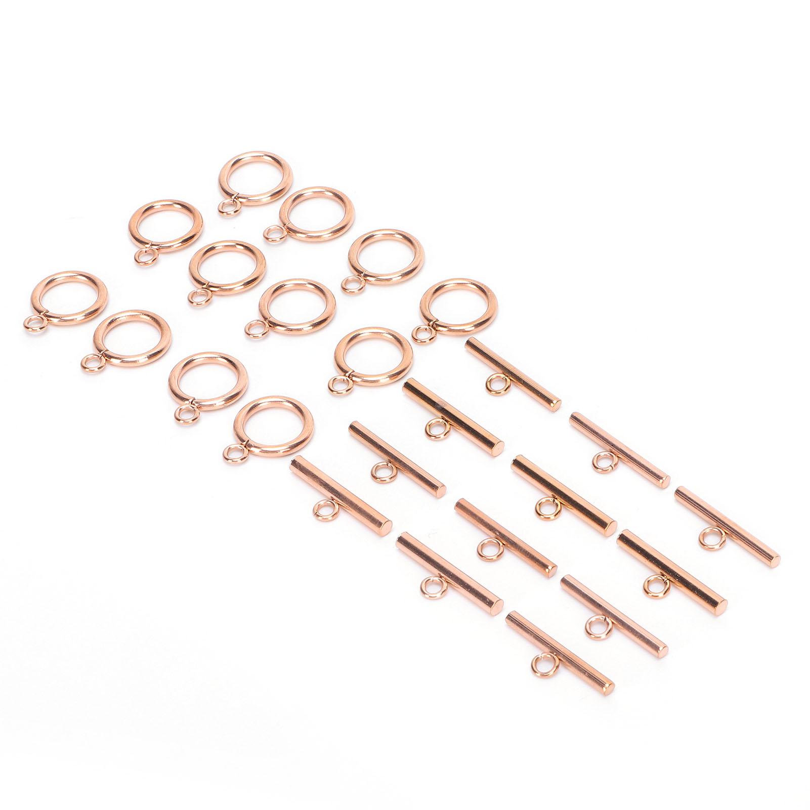 

Stainless Steel Toggle Clasps Bar Set Toggle Connectors DIY Necklace Bracelet Jewelry Making