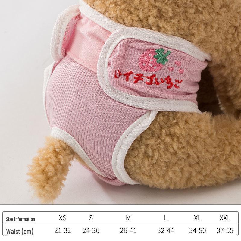 

Санітарні штани для собак - для сук - Протиперелякові підгузки, підходять для порід Бішон Фрізе та Той-пудель L (Waist 32-44cm)