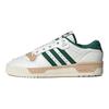 adidas Originals Rivalry Low Non-Slip Durable Low-Top Skate Shoes Unisex Sneakers White Green IE4596