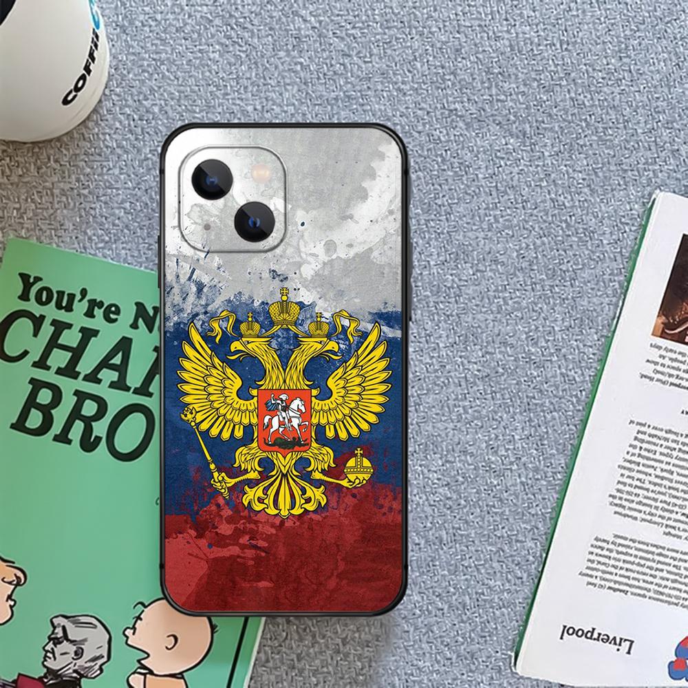 Russia Russian Flag Phone Case Cover Coque For Iphone Xiaomi Mi Samsung Galaxy Redmi Note A S 11 12 13 14 15 22 23 24 5G Pro Plus Max Fe Ultra
