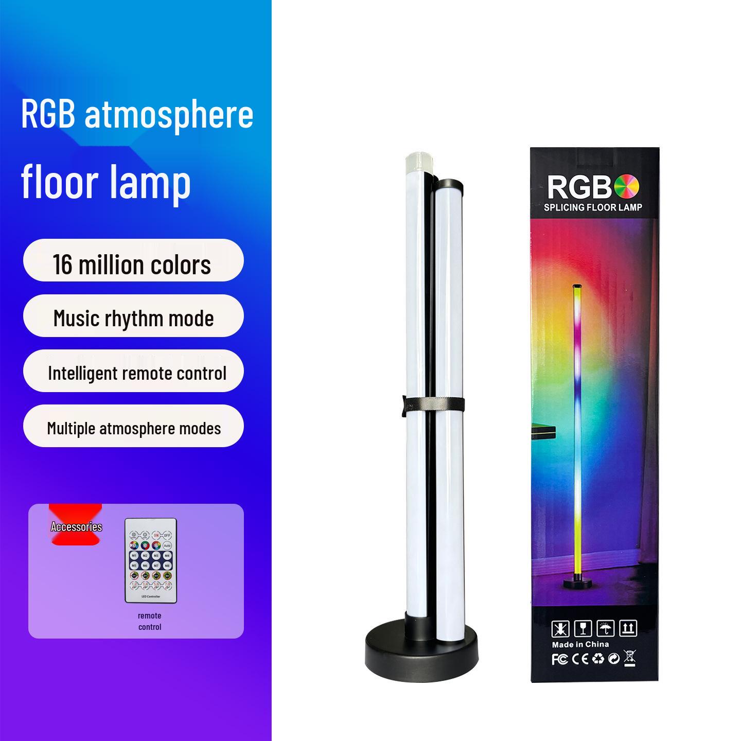 

Sound-Reactive RGB Floor Lamp for Gaming Rooms & Bedrooms 3W
