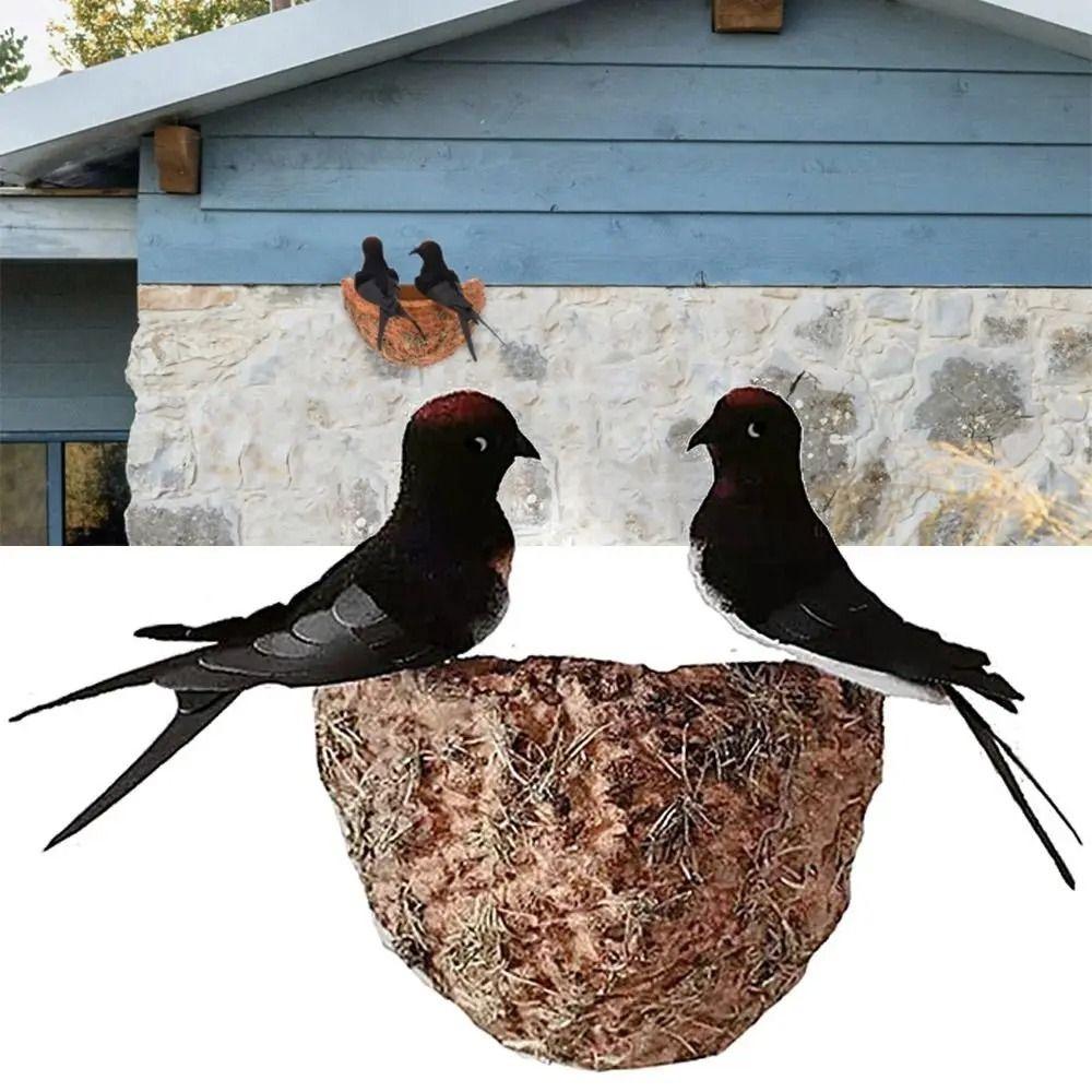 

Cute Simulated Swallow House Multicolor Garden Bird House Wedding Decoration