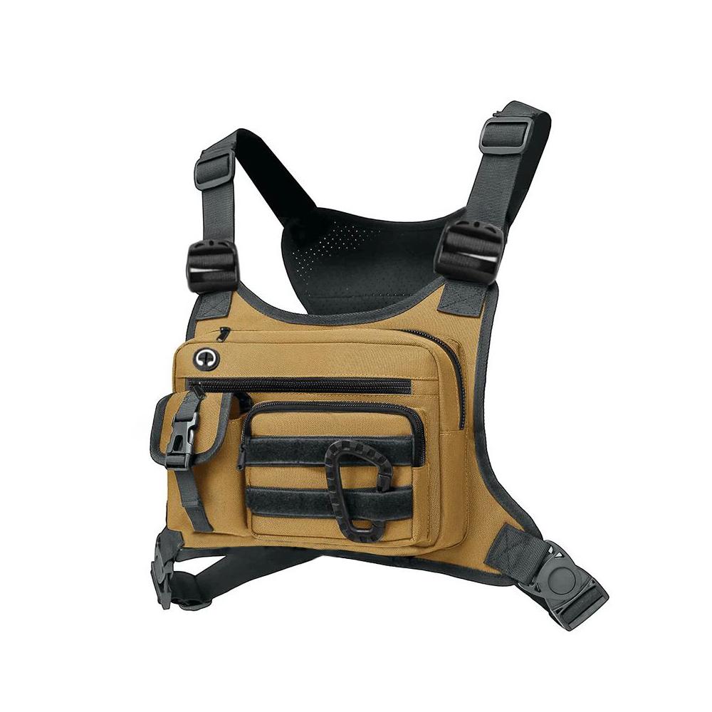 Borsttas voor Mannen EDC Anti-diefstal Waterdichte Borsttas Sling Bag Fietsen Hardlopen Buitenvest Crossbody Tas