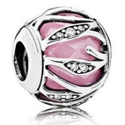 Bracelet Women'S Pink Love Mulan Petals Glazed Beads Loose Beads String Beads Diy Accessories