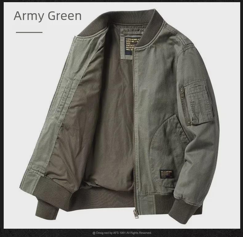 Unisex Retro Japans Pilotjack - Lichtgewicht Katoenen Baseballjas voor Lente, Herfst en Winter