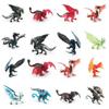 Colorful Pvc Dragon Creations Western Mythology Ice Dragon Fire Eagle Steel Dragon Tabletop Decor