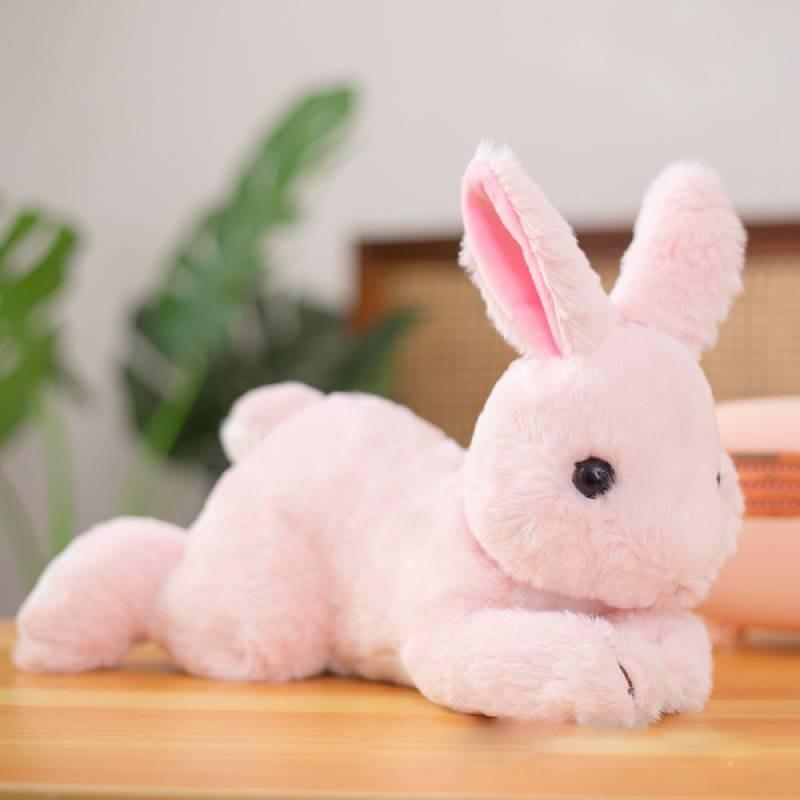 Rabbit Plush Simulation Stuffed Toy Animal Dolls Room Decoration Gifts Kids