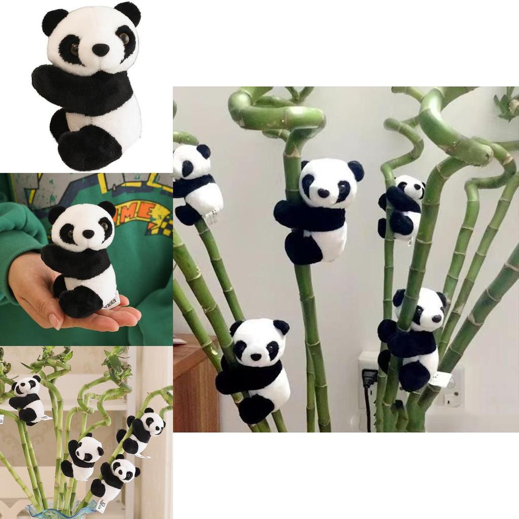 Mini Cute Panda Plush Gripper Perfect For Home Decorations And Gifting!