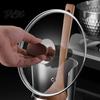 Countertop Utensil Rack Storage Rack, Space-Saving Vertical Kitchen Organizer, Non-slip Pad Stainless Compact Steel Stand, for Pot Lids Spoons