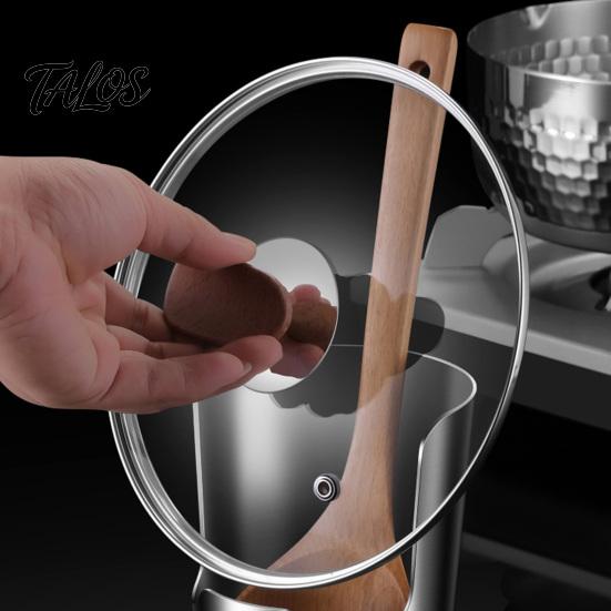 Countertop Utensil Rack Storage Rack, Space-Saving Vertical Kitchen Organizer, Non-slip Pad Stainless Compact Steel Stand, for Pot Lids Spoons