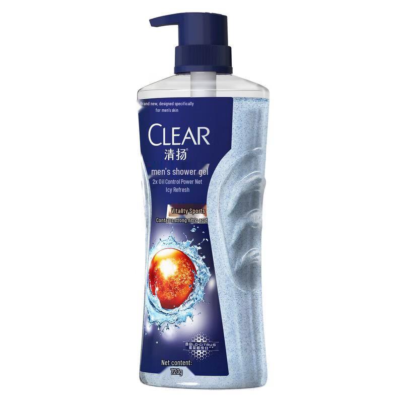 CLEAR Herren Vitality Sport Ölkontrolle Duschgel