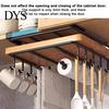 Space Saving Kitchen Gadget Iron Cutting Board Rack, Anti-slip Under Cupboard Hanging Chopping Stand Organizer, Drying Rack for Countertop Vertical