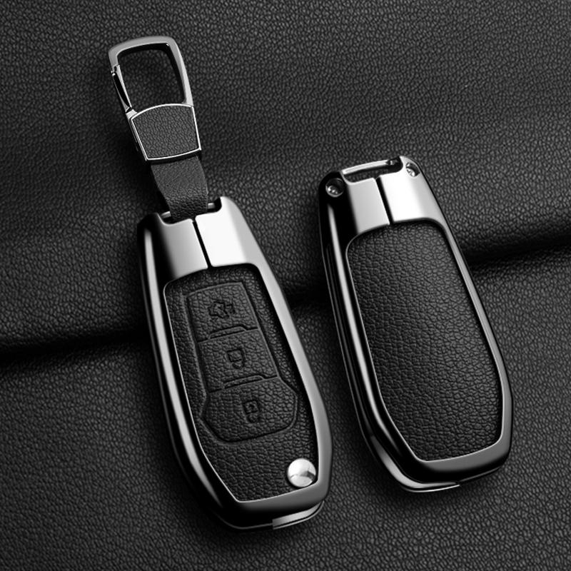 

Suitable for Ford Figo 2017 Mondeo 5 Ecosport Fiesta Mk8 Everest Ranger Fusion Kuga Escort F150 car remote key protection case