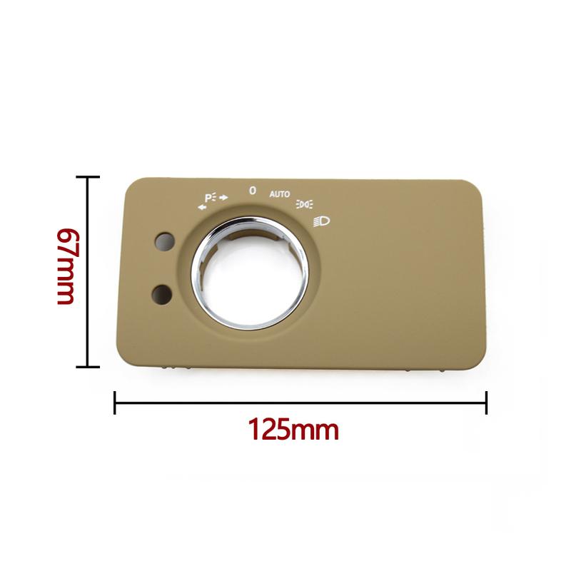 W251 LHD Car Front Dashboard Headlight Lamp Switch Cover Trim For Mercedes Benz R Class R280 R300 R350 R400 R500 2005-2017