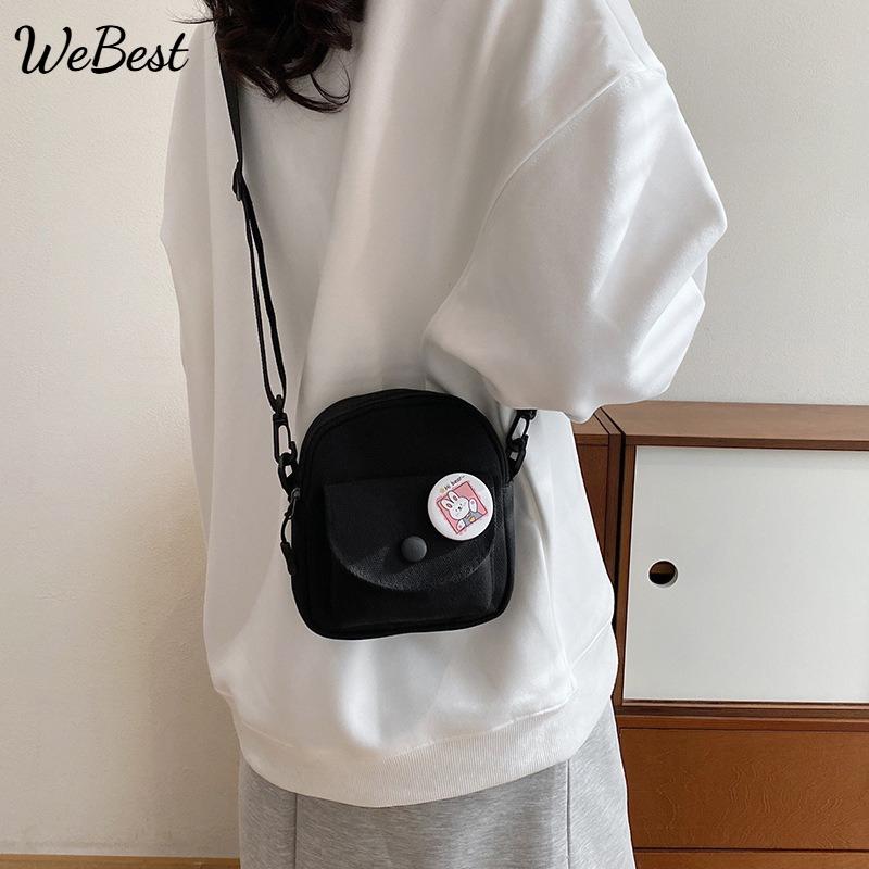

Small Square Tote Shoulder and Crossbody Bag белый