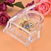 Grand Piano Shaped Windup Transprent Acrylic Music Box Birthday Present Gift