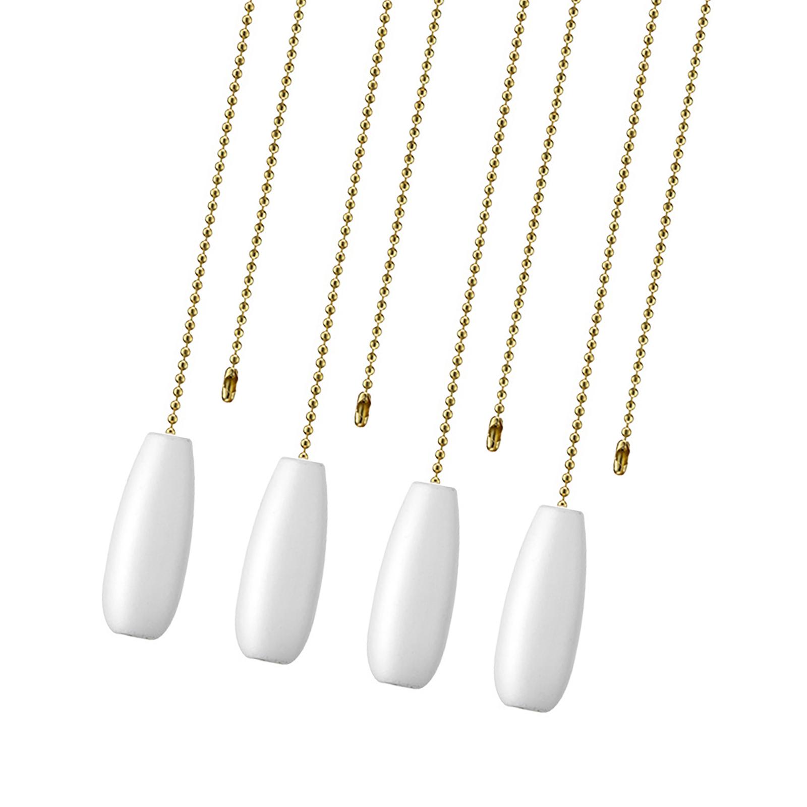 

Декоративные удлинители цепочек для потолочного вентилятора, длинные цепочки для светильника, соединители для цепочек светильника, цепочки для потолочного вентилятора для домашнего освещения белый