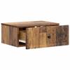 Nightstand Reclaimed Wood Look 49 x 34.5 x 20 cm Engineered Wood
