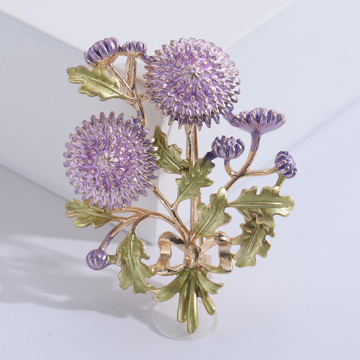 

Винтажная пасторальная эмалевая глазурь брошь в виде цветка маргаритки с пряжкой темперамент женский костюм декоративный корсаж с аксессуарами