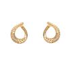 Personalized Full Diamond Hollow Ear Cuff for Women - European & American Style, Large Hoop, Retro Fashion