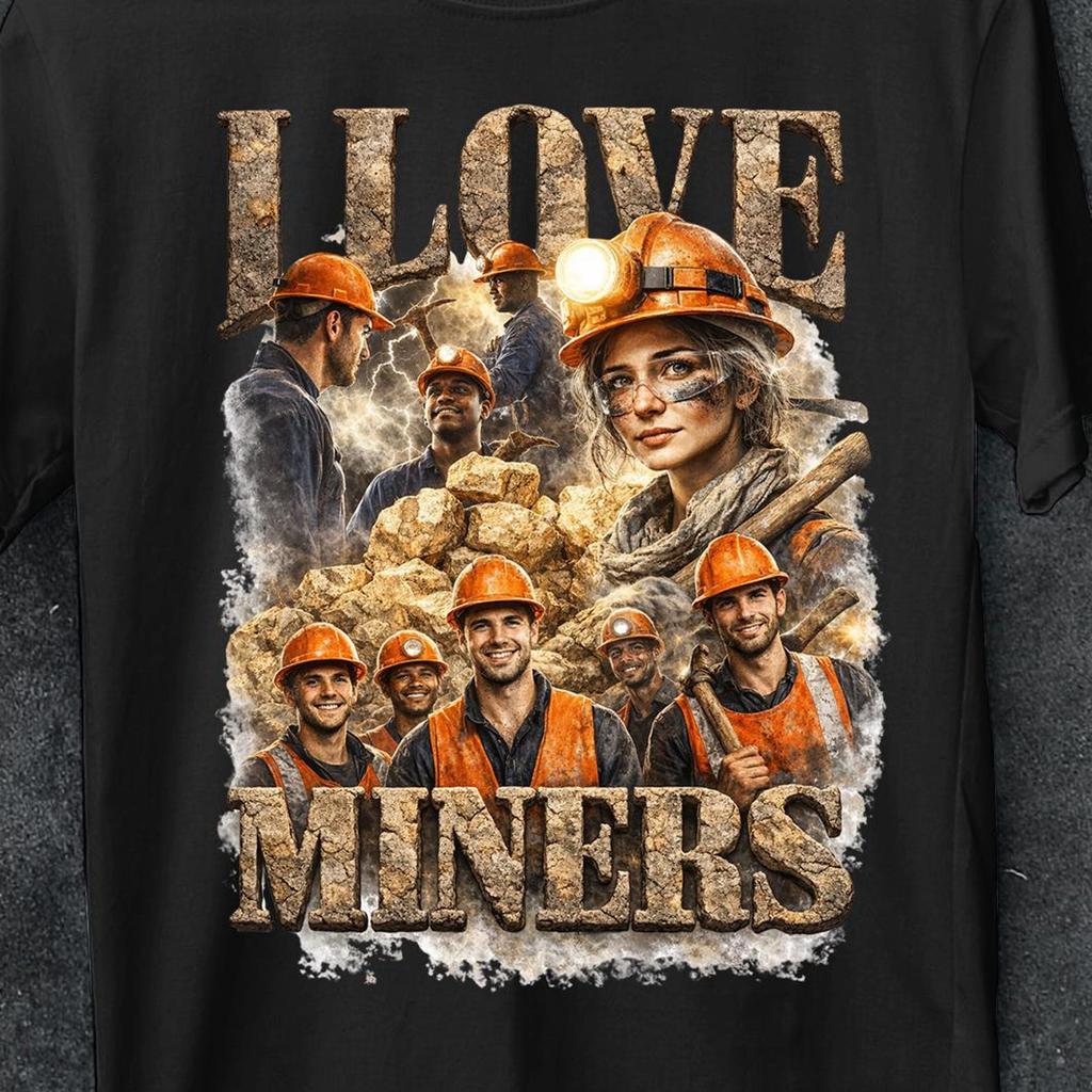 I Love Miners Tee, Mining Enthusiast Shirt, Miner Gift, Funny Mining Tshirt, Gift, Mining Humor Top, A Fate Like Ophelia Shirt, Funny Mining
