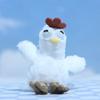 Adorable Plush Chicken Keychain Cute Cartoon Chick Stuffed Animal Pendant Toy
