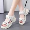Women Summer Platform Roman Sandals Outdoor Dressy Black Open Toe Casual Girl Sport Sandals Plus Size
