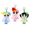 Kawaii Powerpuff Girls Peluche Portachiavi Anime Giocattolo Morbido Carino Ciondolo Borsa Regalo Bambine