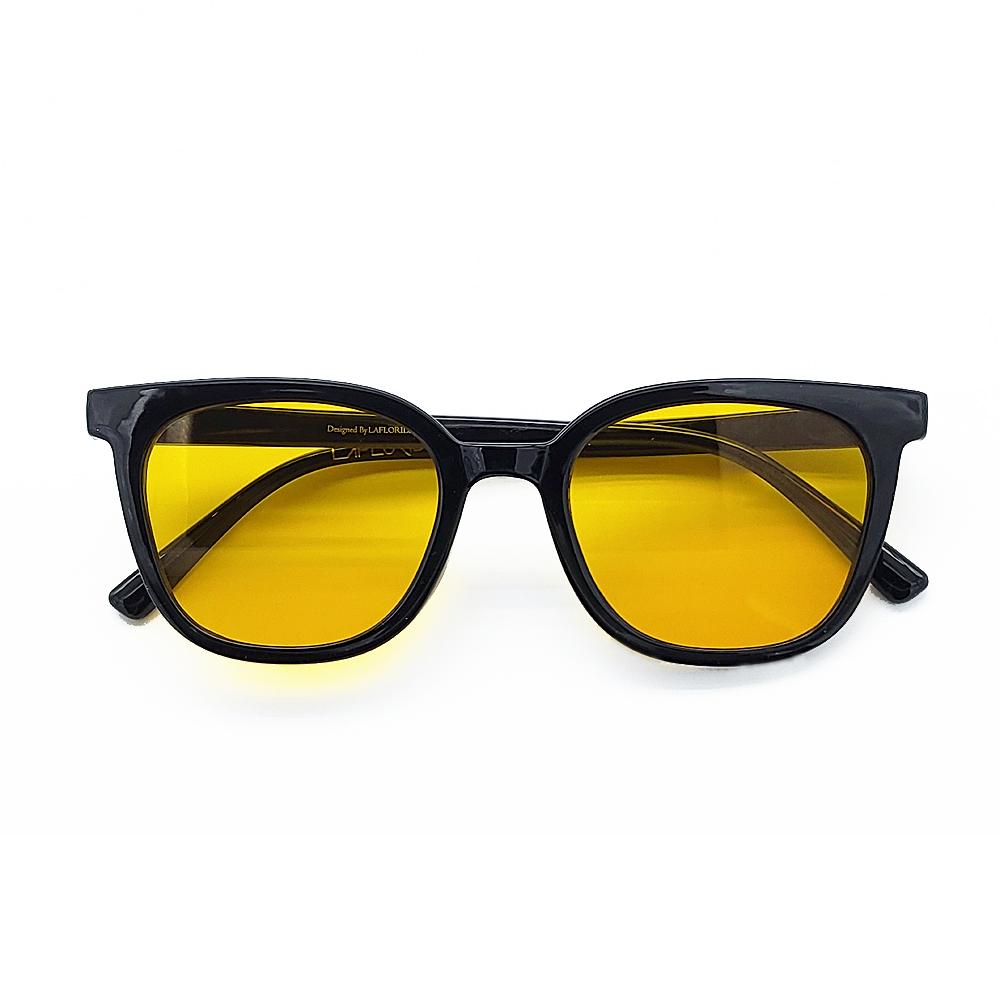 Lapeullolida Finder Orange Tint Sunglasses Big Frame