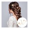 FOMIYES 4pcs Gold Metal Hair Clips with Rhinestone Decor, 2.17 Inch for Wedding Party Hair Accessories for Girls