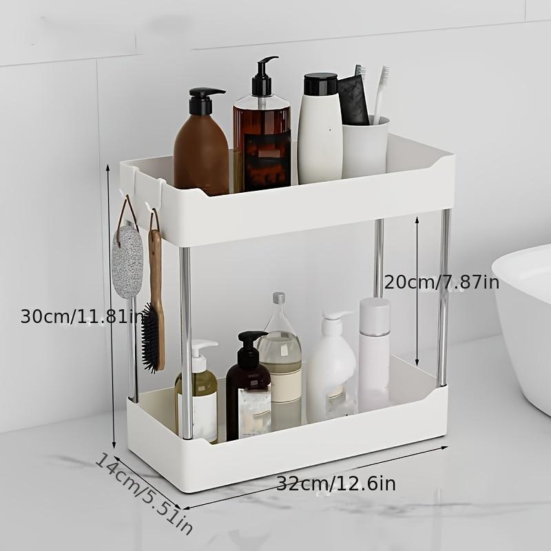 1Pc/Kitchen Double-Layer Storage Rack Multi-Functional Storage Rack Countertop Storage Rack Household Organizing Rack