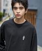WEGO Long Sleeve with a BENDAVIS Perfect for Fall and Streetwear Ben Size Black Men's T-Shirt, Custom-Made One-Point Design, Winter, Style, Davis,