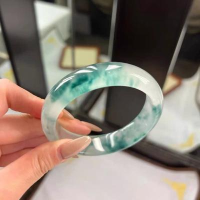 1 Pc Natural Jade Bangle Moda Charme Jade Bangle Presente Feminino