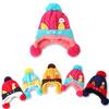 Cozy Baby Knitted Hat For Winter With Cute Cat Design Thickened Plush Ears Suitable For Boys And Girls Aged 5 To 24 Months Available In Red Yellow