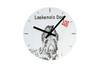 Laekenois Belgian Shepherd Dog – Wall Clock with a Dog, Shelf Clock with a Print |