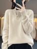 Women's New Frog Button Cashmere Sweater - High-End Pure Wool Knit Pullover