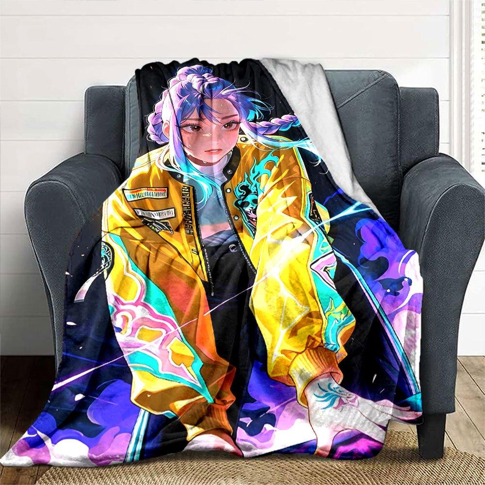 1pc hunter x (22) Blanket Soft Warm Throw for Home, Office, Travel All Season Cozy Bedding Gift, Office Cozy AccessoryB2