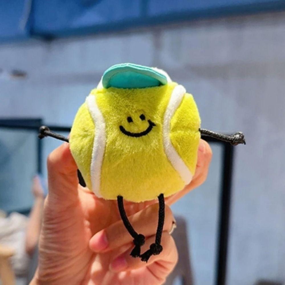 Pingente de Chave Fofo Série Esportiva Tênis Basquete Pingente de Bolsa Chaveiro de Desenho Animado Baseball Chaveiro