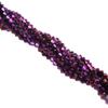 4mm Faceted Diamond Crystal Glass Beads for Handmade Hair Accessories
