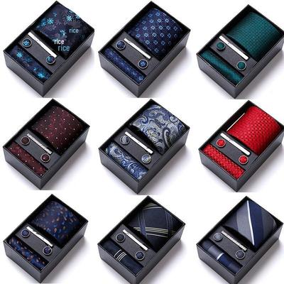 Ensemble de six cravates pour homme pour affaires ou mariage