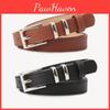Elegant Ladies Slim Faux Leather Belt With Alloy Pin Closure For Work And Leisure