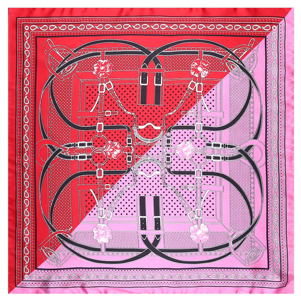 Fashion Square Scarves Bandanna Silk Scarf Women  Fashion Headband Neck Tie Band Professional Neckerchief